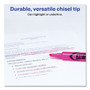 Avery HI-LITER Desk-Style Highlighters, Fluorescent Pink Ink, Chisel Tip, Pink/Black Barrel, Dozen