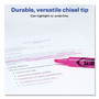 Avery HI-LITER Desk-Style Highlighters, Fluorescent Pink Ink, Chisel Tip, Pink/Black Barrel, Dozen