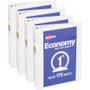 Avery Economy View Binder - 1" Binder Capacity - Statement - 5 1/2" x 8 1/2" Sheet Size - 175 Sheet Capacity - 3 Ring(s) - (AVE05806BD)