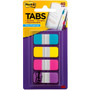 Post-it Easy Dispenser Tabs - 40 Tab(s) - 0.63" Tab Width - Self-adhesive - Pink, Purple, Yellow, Blue Tab(s)