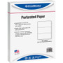 Printworks Pre-Perforated Paper for Invoices, Statements, Gift Certificates & More - Letter - 8 1/2" x 11" - 20 lb Basis Weight - Sustainable Forestry Initiative (SFI) - Perforated - (PRB04120)