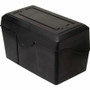 Advantus Index Card Holder - 5.9" Height x 9" Width x 5.5" Depth - Plastic - Black