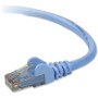 Belkin Cat6 Snagless Patch Cable, 15 Feet Blue - 15 ft Category 6 Network Cable for Network Device, VoIP Device - First End: 1 x RJ-45 Network - Male - Second End: 1 x RJ-45 Network - Male