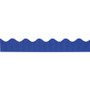 Bordette Decorative Border - Rectangle with Scalloped Trim Shape - Pin-up - Fadeless - 4" Height x 2.25" Width x 600" Length - Royal Blue