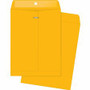 Business Source Kraft Envelopes - Clasp - #97 - 10" Width x 13" Length - 32 lb - Clasp