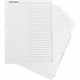 Business Source A-Z Tab Table of Contents Index Dividers - Printed Tab(s) - Character - A-Z - 25 Tab(s)/Set - 8.5" Divider Width x 11" Divider Length - (BSN05858)