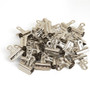 Business Source Bulldog Grip Clips - No. 1 - 1.3" Width - for Paper - Heavy Duty - Silver