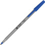 Business Source Bulk Pack Ballpoint Stick Pens - Medium Pen Point - Blue Ink - Tungsten Carbide Tip