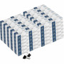 Business Source Fold-back Binder Clips - Medium - 1.3" Length x 1.3" Width - 0.63" Size Capacity - Black - Steel