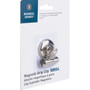Business Source Magnetic Grip Clips - No. 1 - 1.3" Width - for Paper - Magnetic Backing, Heavy Duty - Silver - (BSN58504)