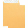 Business Source Self Adhesive Kraft Catalog Envelopes - Catalog - 9" Width x 12" Length - 28 lb - Self-sealing - Brown Kraft
