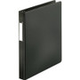 Business Source Slanted D-ring Binders - 1" Binder Capacity - 3 Ring(s) - Fastener(s): D-Ring - Pocket(s): 2, Internal - Chipboard, Polypropylene - (BSN33105)