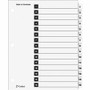 Cardinal OneStep Numbered Index System - 15 x Divider(s) - Printed Tab(s) - Digit - 1-15 - 15 Tab(s)/Set