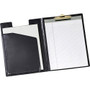 Cardinal 252 610 Letter Pad Folio - 8 1/2" x 11" - 100 Sheets Capacity - 1 Inside Front Pocket(s) - Vinyl, Polyvinyl Chloride (PVC) - Black