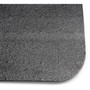 Floortex Cleartex Advantagemat Black Hard Floor PVC Rectangular Chair Mat - Hard Floor - 60" Length x 48" Width x 0.080" Depth x 0.080" Thickness - Rectangular - Classic - Polyvinyl Chloride (PVC)