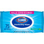 Clorox Disinfecting Cleaning Wipes, Flex Pack, 1-Ply, 8 x 7, Fresh Scent, White, 75 Towels/Box, 6 Boxes/Carton