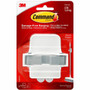 Command Broom Grippers - 4 lb (1.81 kg) Capacity - 4" Height x 5.2" Width - for Broom - Plastic - White, Clear - (MMM17007ESBG)