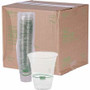 Eco-Products 12 oz GreenStripe Cold Cups - 12 fl oz - Clear, Green - Polylactic Acid (PLA) - Cold Drink - 50/Pack
