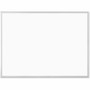U Brands Magnetic Dry-Erase Board - 48" (4 ft) Width x 36" (3 ft) Height - White Painted Steel Surface - Silver Aluminum Frame - Rectangle - Horizontal/Vertical