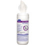 Diversey Disinfectant Cleaner Wipes - Ready-To-Use - 8" Length x 7" Width - VOC-free, Fragrance-free, NPE-free - White - 60/Tub
