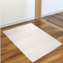 Floortex Cleartex Polypropylene Anti-Slip Foldable Chair Mat for Hard Floors, 35" w x 46" l, Translucent