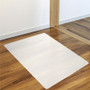 Floortex Cleartex Polypropylene Anti-Slip Foldable Chair Mat for Hard Floors, 45" w x 53" l, Translucent