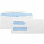 Business Source No. 10 Double-Window Invoice Envelopes - Double Window - #10 - 9 1/2" Width x 4 1/8" Length - 24 lb - Gummed