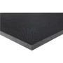 Genuine Joe Brush Tip Scraper Mat - Indoor, Outdoor - 60" Length x 36" Width x 0.400" Thickness - Rectangular - Rubber - Black