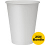 Genuine Joe 12 oz Disposable Hot Cups - 12 fl oz - White - Polyurethane - Hot Drink, Beverage - 50/Pack - (GJO19047BD)