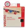 VELCRO Brand Sticky-Back Fasteners, Removable Adhesive, 0.75" x 35 ft, Black
