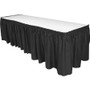 Genuine Joe Nonwoven Table Skirts - 14 ft Length x 29" Width - Adhesive Backing - GJO11916CT