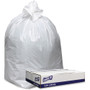Genuine Joe Low Density White Can Liners - 60 gal Capacity - 58" Length x 38" Width x 0.90 mil (23 Micron) Thickness - Low Density - White - Can, Waste Disposal