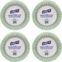 Genuine Joe 10" Printed Paper Plates - Disposable - 10" Diameter - Assorted - 125/Pack