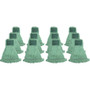 Genuine Joe Synthetic Blend Medium Mophead - Rayon, Cotton - Green