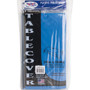 Tablemate Table Set Rectangular Table Cover, Heavyweight Plastic, 54" x 108", Blue, 6/Pack (TBL549BL) View Product Image