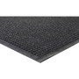 Genuine Joe WaterGuard Indoor/Outdoor Mat - Carpeted Floor, Hard Floor, Indoor, Outdoor - 72" Length x 48" Width - Rubber, Polypropylene - Charcoal Gray