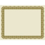 Geographics Tree Free Award Certificates, 8.5 x 11, Natural with Gold Braided Border, 15/Pack