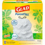 Glad ForceFlex Tall Kitchen Drawstring Trash Bags 13 gal 110 / Box