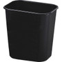 Rubbermaid Commercial 13 QT Standard Deskside Wastebaskets - 3.25 gal Capacity - Rectangular - Dent Resistant, Rust Resistant, Easy to Clean, Durable - 12.1" Height x 8.3" Width x 11.4" Depth - Plastic - (RCP295500BKCT)