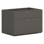 HON Mod HLPLCL3020BF Credenza - 21" Height x 30" Width x 20" Depth - 2 - Finish: Slate Teak