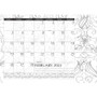 House of Doolittle Doodle Monthly Desk Pad - Julian Dates - (HOD1876)