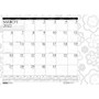 House of Doolittle Doodle Monthly Desk Pad - Julian Dates - (HOD1876)