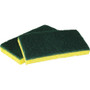 Impact Cellulose Scrubber Sponge - 0.9" Height x 3.2" Width x 6.3" Length - 5/Pack - 8 / Carton - Cellulose
