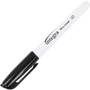 Integra Dry-Erase Markers - Fine Bullet Marker Point - Black Ink - Alcohol Based - Fiber Tip
