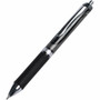 Integra Retractable Gel Ink Pen - 0.7 mm Medium Pen Point - Retractable - Black Ink - Gel-based - Black Barrel