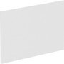 Lorell Adaptable Panel Divider - 24" Width x 2" Height x 37" Depth - Aluminum, Acrylic - Frosted