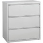 Lorell Fortress Series Lateral File - 36" Width x 18.6" Depth x 40.3" Height - 3 x Drawer(s) for File - Letter, Legal, A4 - Lateral - Locking Drawer, Magnetic Label Holder, Ball-bearing Suspension, Leveling Glide, Locking Bar, Hanging Rail