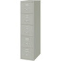 Lorell Fortress Series 26-1/2" Commercial-Grade Vertical File Cabinet - 15" Width x 26.5" Depth x 61.6" Height - 5 x Drawer(s) for File - Letter - Vertical - Security Lock, Ball-bearing Suspension, Heavy Duty