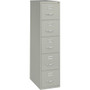 Lorell Fortress Series 26-1/2" Commercial-Grade Vertical File Cabinet - 15" Width x 26.5" Depth x 61.6" Height - 5 x Drawer(s) for File - Letter - Vertical - Security Lock, Ball-bearing Suspension, Heavy Duty