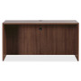 Lorell Essentials Series Walnut Credenza Shell (LLR69970) View Product Image